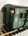 LGB 3019 G Postal Car Caboose wagon Tested lighted LN