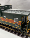 USA Trains G Scale 12111 BNSF #3627 EXTENDED VISION CABOOSE Lighted LN