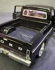 1969 FORD F-100 PICKUP TRUCK BLACK 1/24 DIECAST MODEL CAR BY MOTORMAX 79315