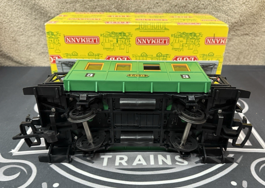 LGB 3010 Green #3 G Scale 3rd class Passenger car EX/Box Early Years Vintage