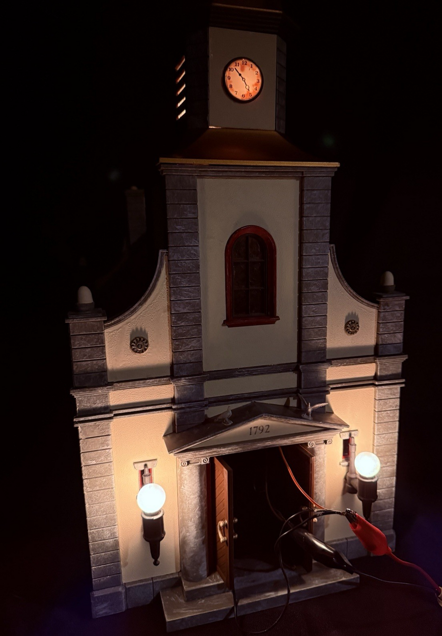 Pola LGB 990 Church Building G Scale Customized Preowned Excellent Lighted