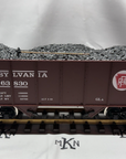 LGB 44763 Pennsylvania PRR 2 Bay Coal Hopper G Scale #163830 Metal Wheels