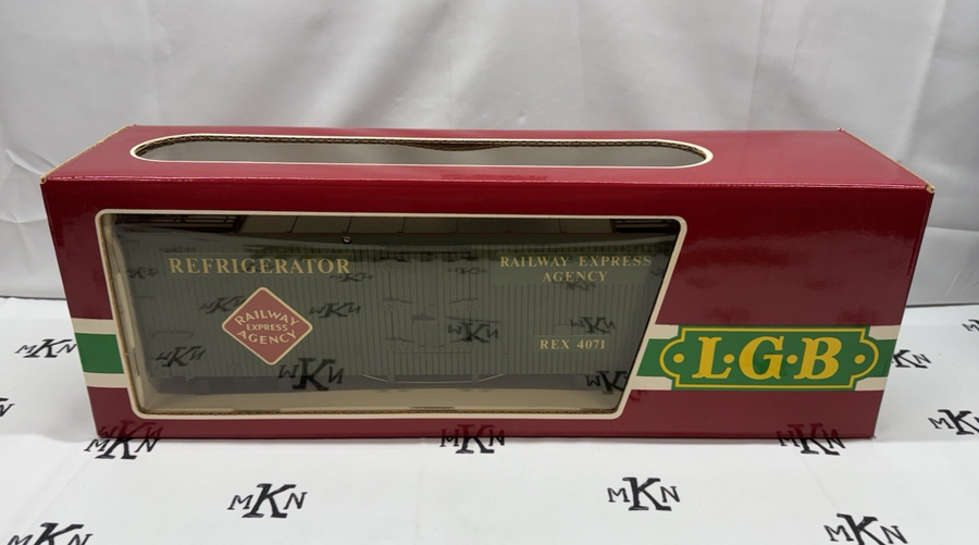 LGB 4071 G Scale Model Train Railway Express Agency Reefer Car LN/Box