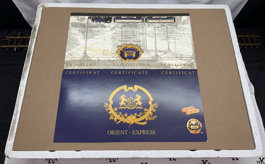 LGB 70685 ORIENT EXPRESS LTD EDITION SET W/ SOUND/Smoke/Lighted G Scale LN