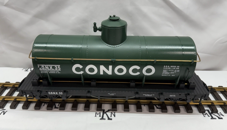 LGB 40805 Conoco Single Dome Tank Car C.O.N.X. 35 LN/EX G Scale