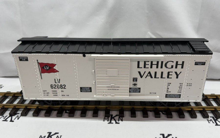 USA Trains R19060D Lehigh Valley Simulated Steel Box Car #62082 G Scale