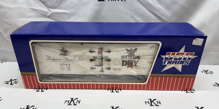 USA Trains R1644 Anheuser Busch Inc Michelob Dry Reefer Car G Scale
