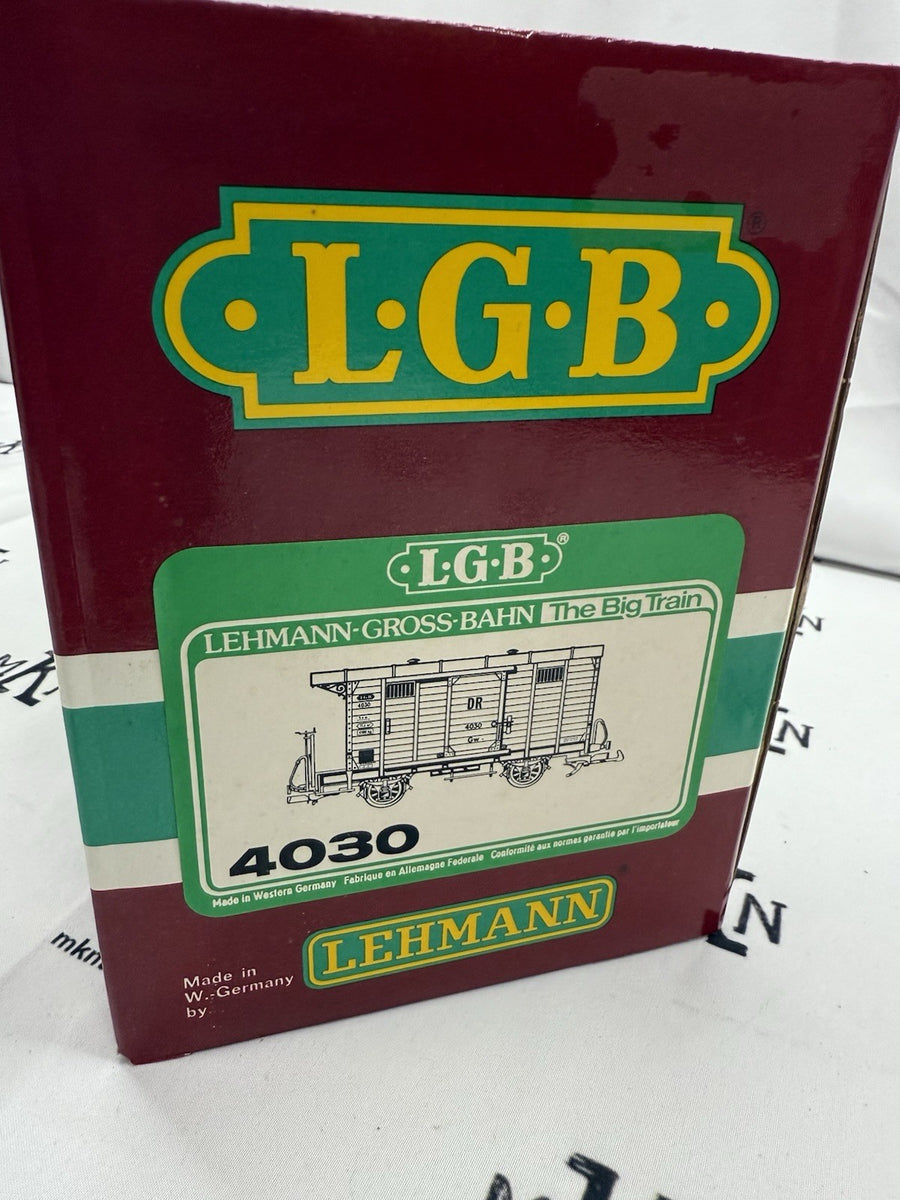 LGB 4030 DR Deutsche Reichsbahn Box Car Wagon Car G Scale