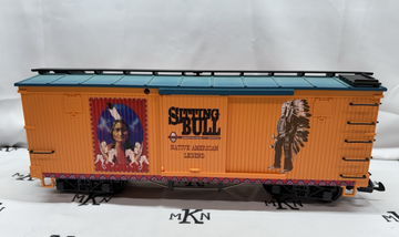 LGB 44673 Sitting Bull Native American Legend Reefer Car G Scale New/Sleeve
