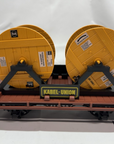 LGB 4002 REEL CAR W/ YELLOW Cable Reels G Scale New