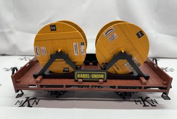 LGB 4002 REEL CAR W/ YELLOW Cable Reels G Scale New