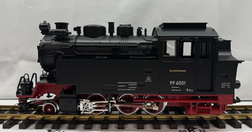 G Scale LGB 2080D DB Deutsche Reichsbahn 2-6-2 Steam Locomotive #99 6001