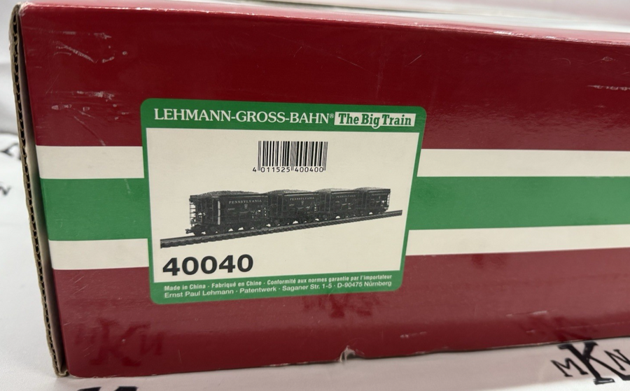 LGB 40040 PENNSYLVANIA RAILROAD PRR ORE CAR set G Scale