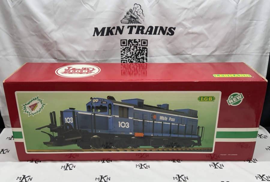 LGB 2155S G White Pass Diesel Locomotive w/Sound #103/Box