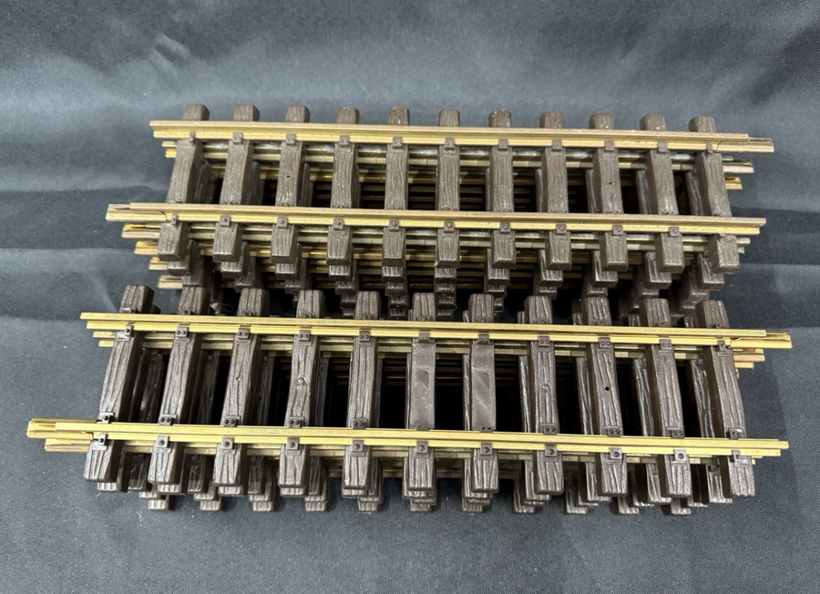 LGB 10000 (1000) x 10 300mm Brass Straight Track G Scale EX/USED