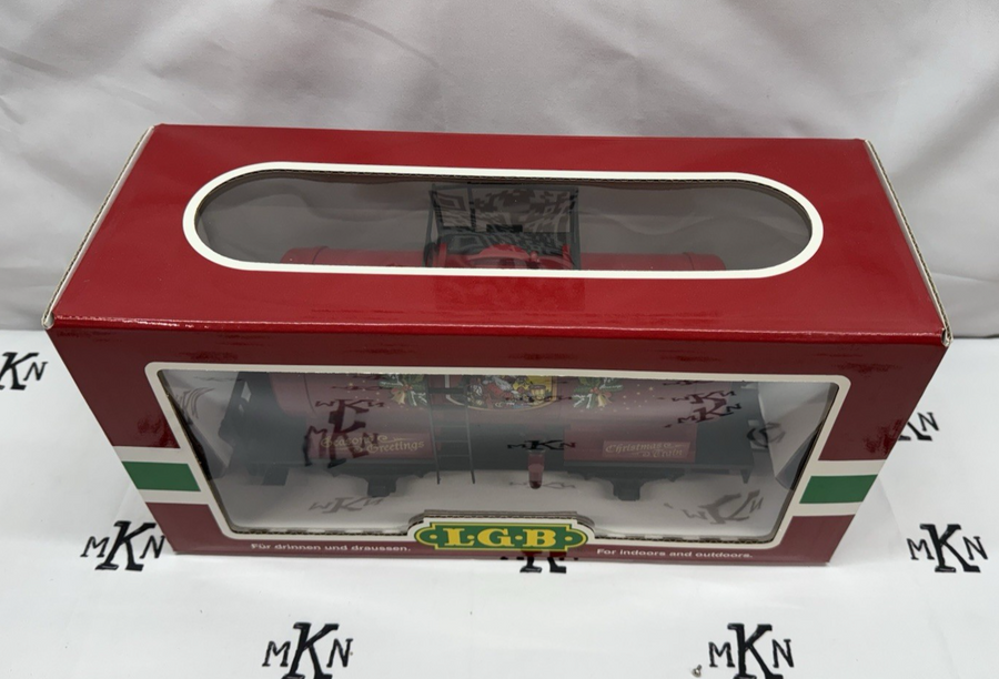 LGB 47400 CHRISTMAS SEASONS GREETINGS SANTA TANK CAR G Scale