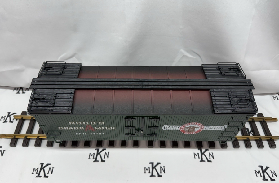 LGB G Scale 42723 Hood’s Grade A Milk Reefer Car G Scale LN/Box/Sleeve