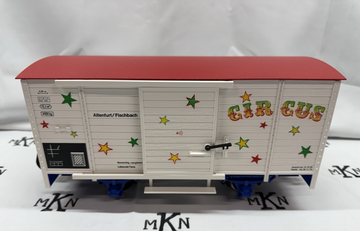 LGB 4136S Circus Sound Car with Sound G Scale New in box with Sleeve