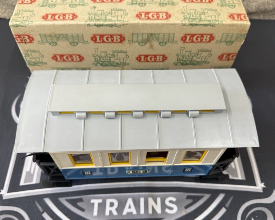LGB Lehmann #3012 3rd #3 Class Passenger Coach Car G Scale Early Years EX