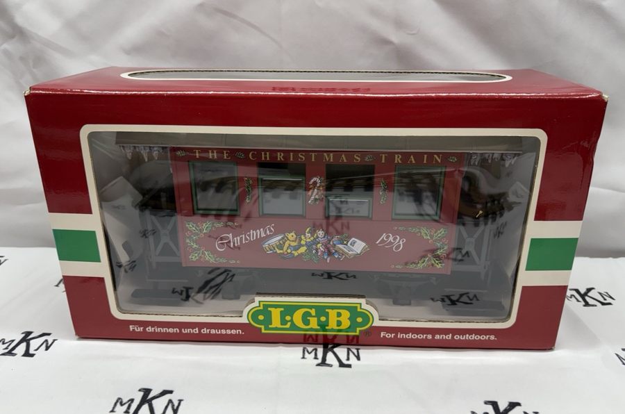 LGB 1998 LEHMANN The Big Train 36078 Christmas Passenger Car G Scale