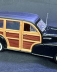 Welly 1948 Chevy Fleetmaster Woody Station Wagon 1:18 Black Model Car