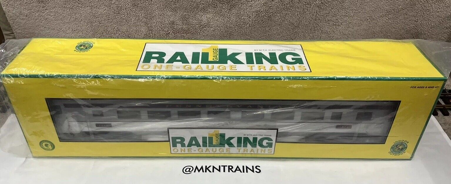 MTH Rail King One Gauge 70-67023 Pennsylvania 70' Streamlined Passenger Coach