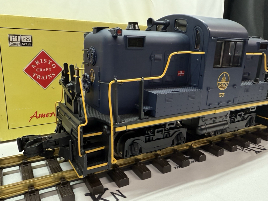 ARISTOCRAFT ART-22602 BALTIMORE & OHIO CENTER CAB SWITCHER LOCOMOTIVE G SCALE