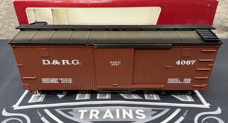 LGB 4067 G Scale Denver & Rio Grande Boxcar LN/Box