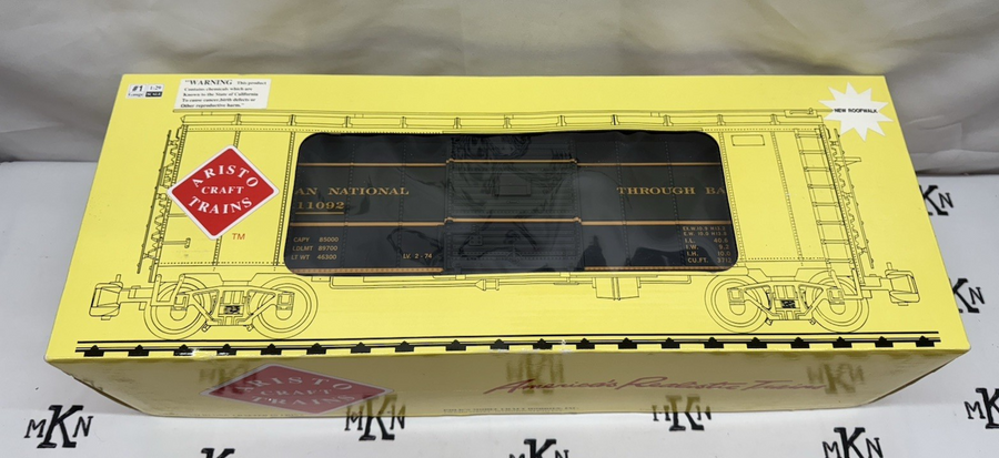 Aristo Craft Art 46079 CANADIAN NATIONAL Baggage Box Car #11073 G Scale New