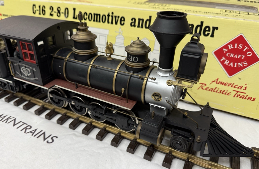 Aristo Craft ART- 80105 G Scale 2-8-0 C-16 Colorado & Southern Steam Loco Tender