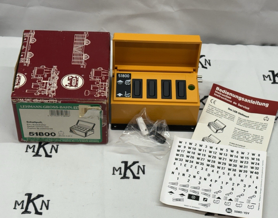 LGB 51800 5180 Electric Accessory Switch Panel NEW/box G Scale
