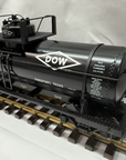 Aristo-Craft 41340S G Scale Dow Chemical Single Dome Tank Car Metal Wheels