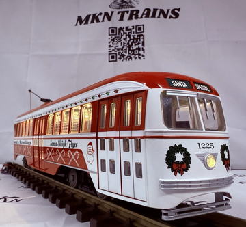 ARISTO CRAFT ART 23352x PCC TROLLEY "Season's Greetings" Santa Sleigh Flyer MINT
