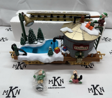 NEW BRIGHT 380-2 HOLIDAY EXPRESS ANIMATED WATER TANKER CAR G SCALE