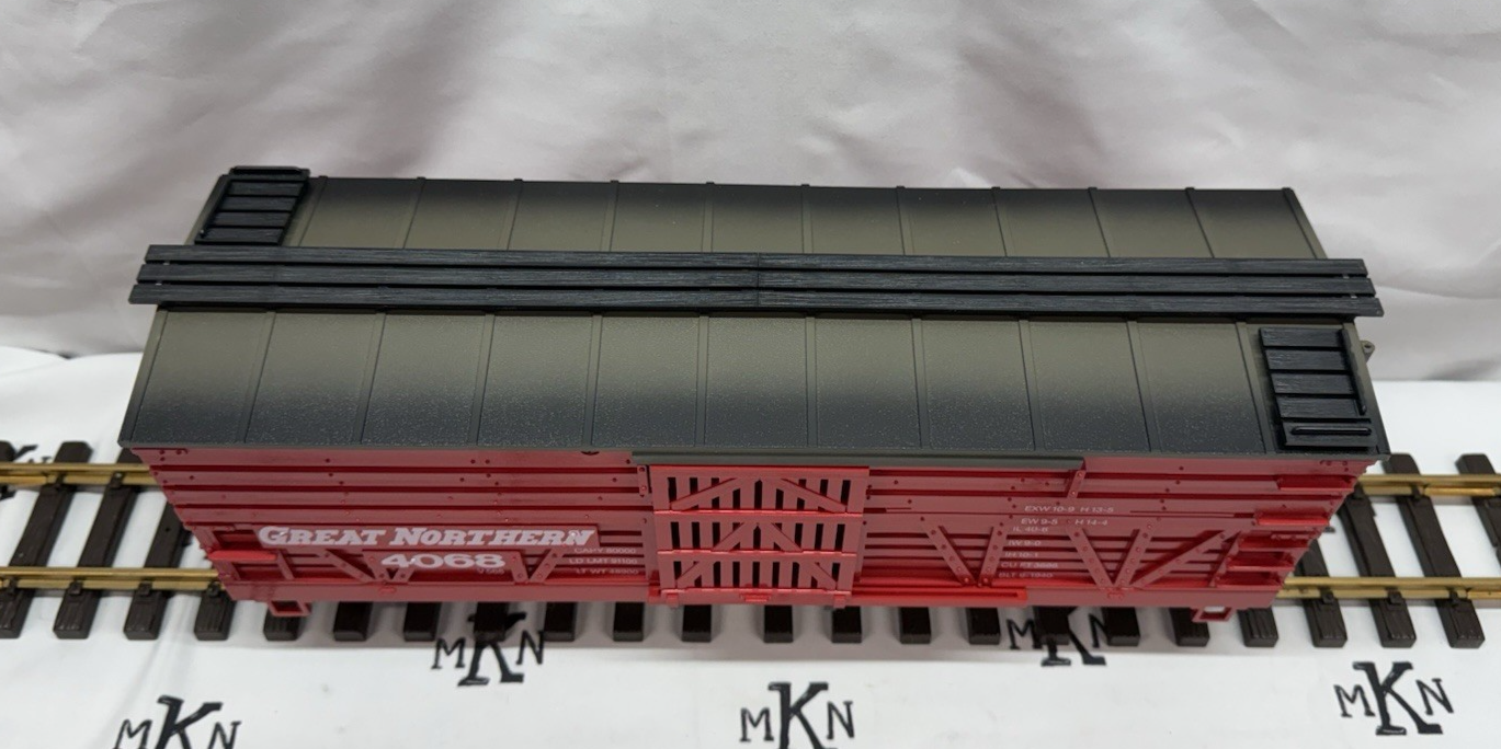 LGB 4068-N01 Great Northern Stock Car G Scale New/Box – MKN Trains