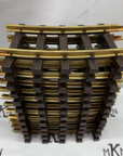 LGB 1102 Curved Brass Track Section x 12 total G Scale