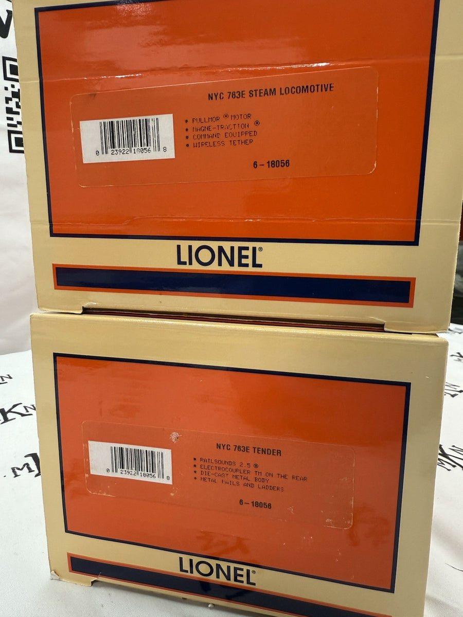 Lionel 6-18056 O NYC 763E J1e 4-6-4 Hudson Steam Locomotive & Oil Tender #5344