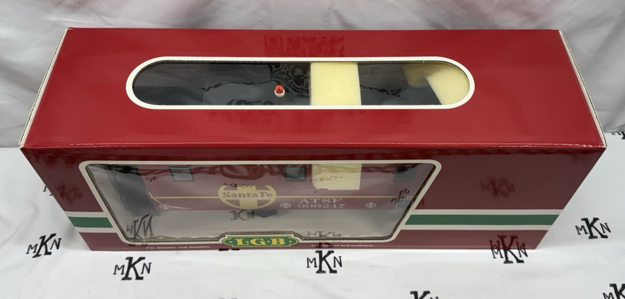 LGB 43714 Santa Fe Caboose Red #999217 G Scale NIB/Sleeve