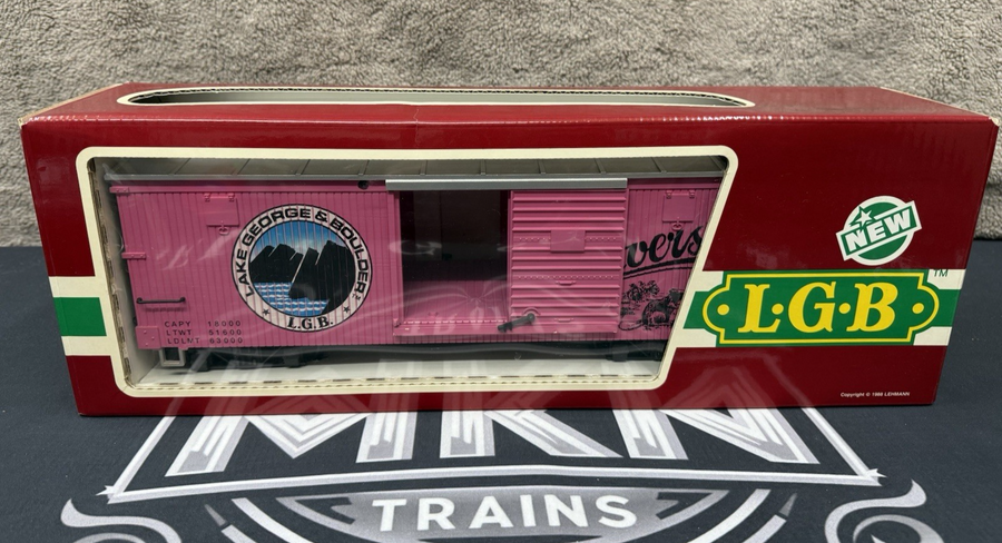 LGB 4090 G Scale Lake George & Boulder Route of the Beavers Boxcar EX/Box