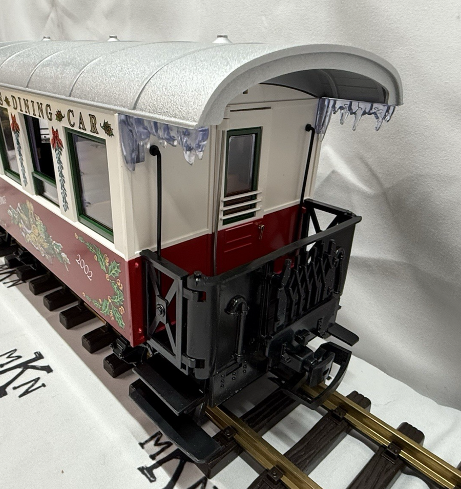 LGB G Scale 33130 Christmas 2002 Dining Car G Scale