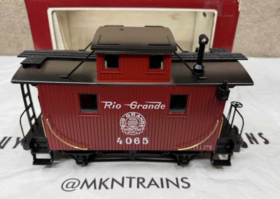 LGB 4065 G Scale Rio Grande Center Cupola Caboose Ex/Box