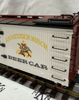 LGB 4070 Budweiser Woodside Reefer Car G Scale kadee couplers g scale