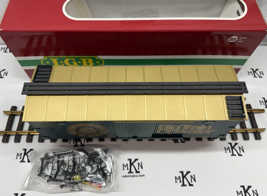 LGB 46675 BIG TRAIN OPERATOR Model Railroad Club Box Car G Scale Brand New