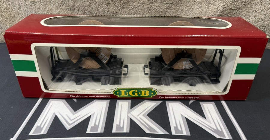 LGB JD 43170 FRR Field Railroad Cable Reel Car w Brakeman's Platform G Scale