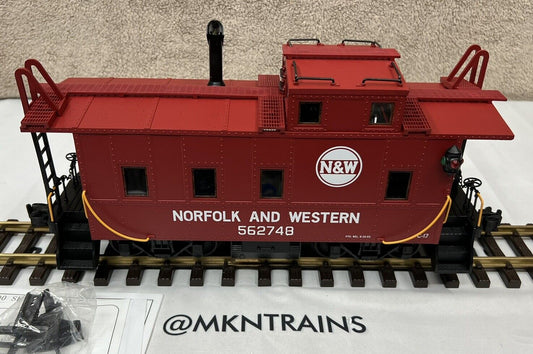 Aristo-Craft ART-42136 Norfolk Western Steel Long Caboose Car G Scale 562748 NEW