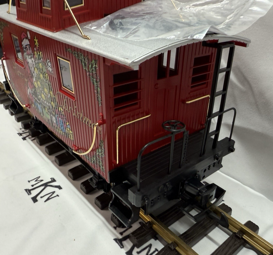 LGB 44650 Christmas Santa Tree Train Caboose G Scale