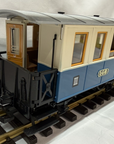 LGB 3012 Blue Beige Passenger Coach 3rd Class Early Years G Vintage Yellow Box