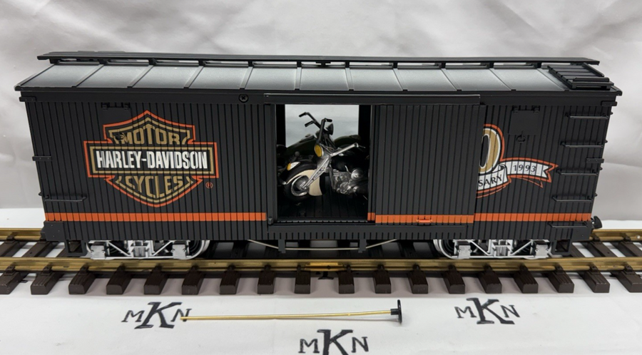 LGB 4067 HD Limited Edition Harley-Davidson MotorCycles 90th Ann Boxcar Custom