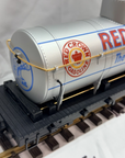 LGB 4180 G Scale Red Crown Single Dome Gasoline Tanker Car EX/Box