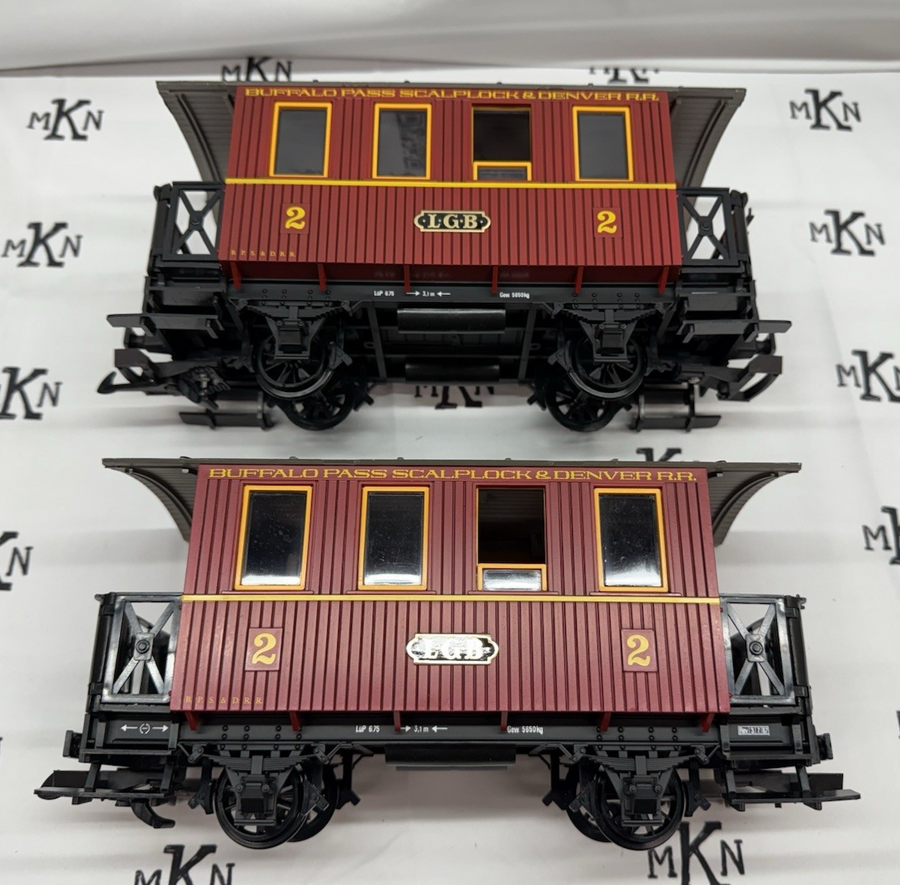 LGB 20301 BP Buffalo Pass SCALPLOCK & Denver R.R. Starter Set G Scale LN/Box